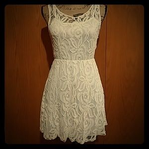 Lace white dress